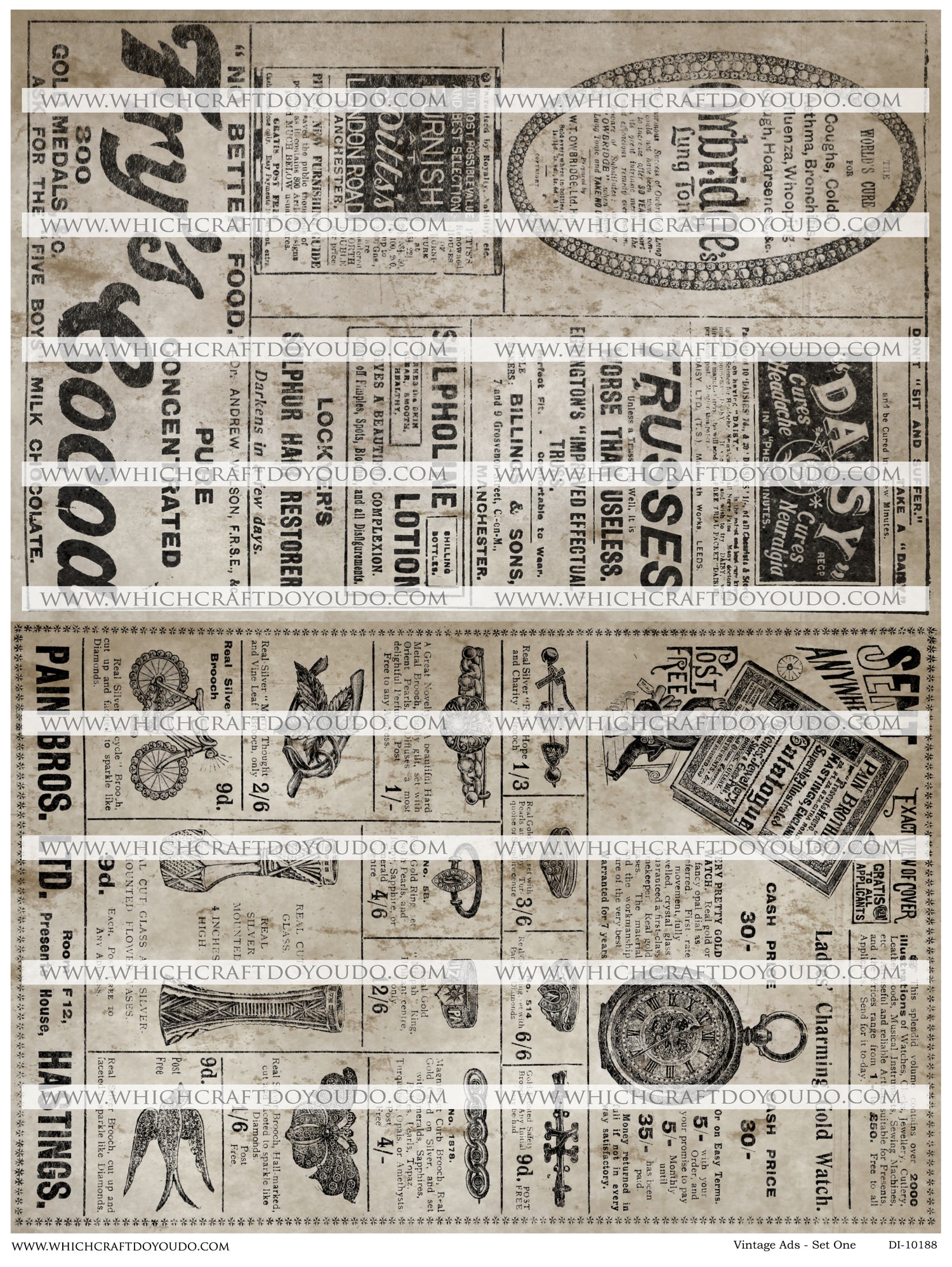 Vintage Ads - Set One - DI-10188 - Digital Download