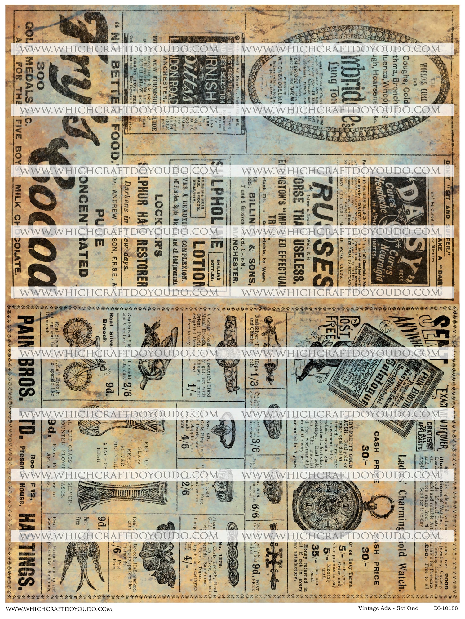 Vintage Ads - Set One - DI-10188 - Digital Download