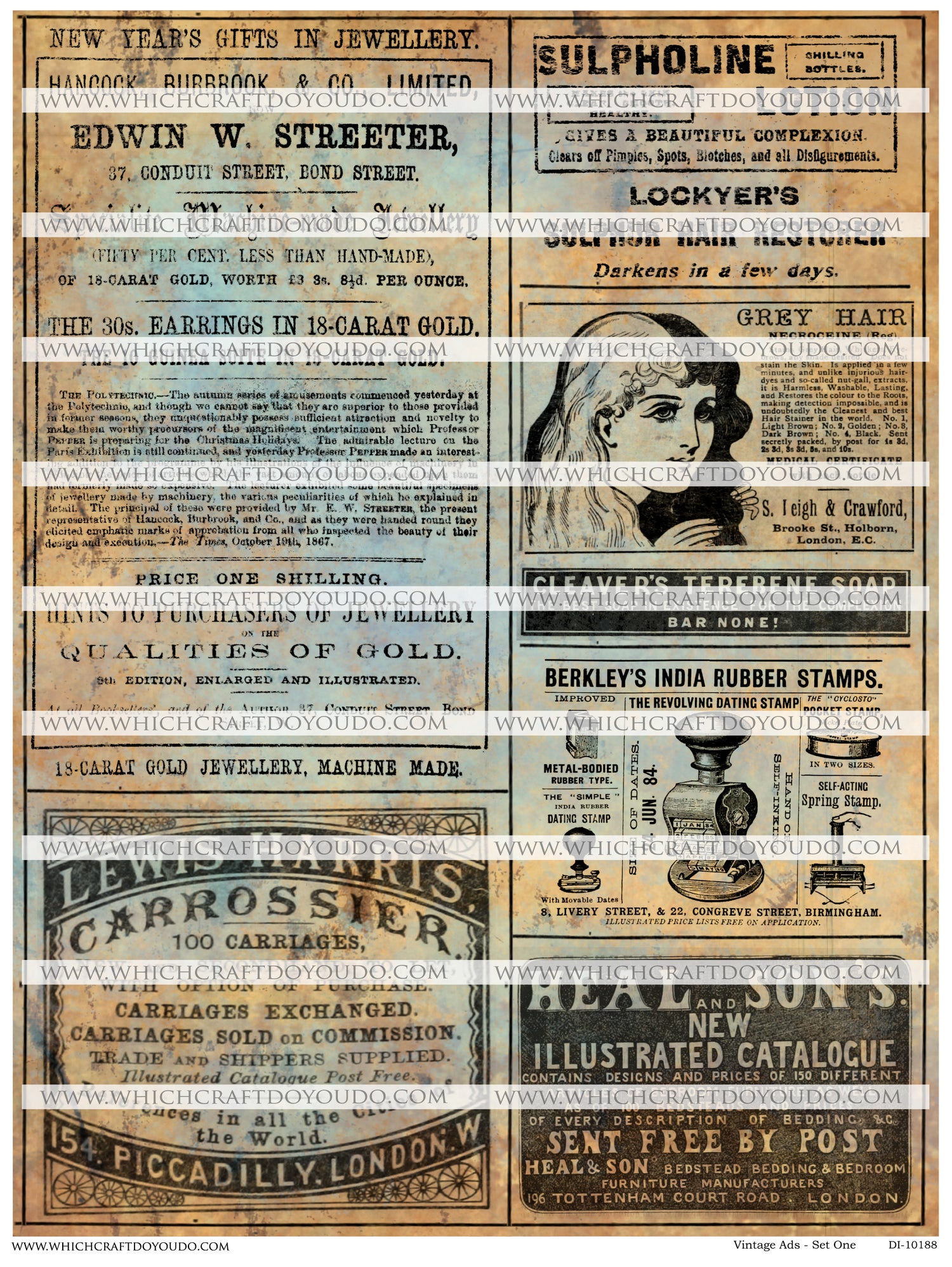 Vintage Ads - Set One - DI-10188 - Digital Download