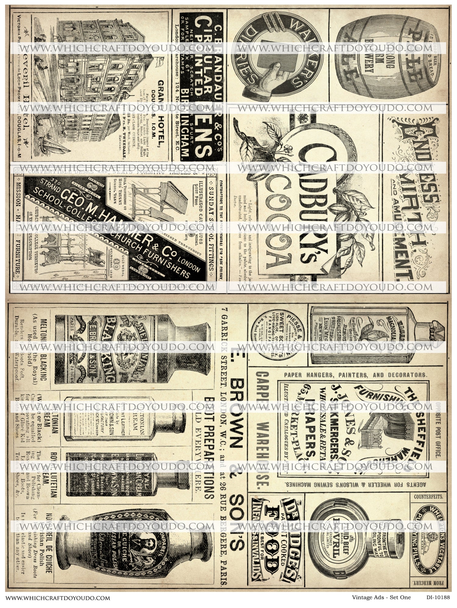 Vintage Ads - Set One - DI-10188 - Digital Download