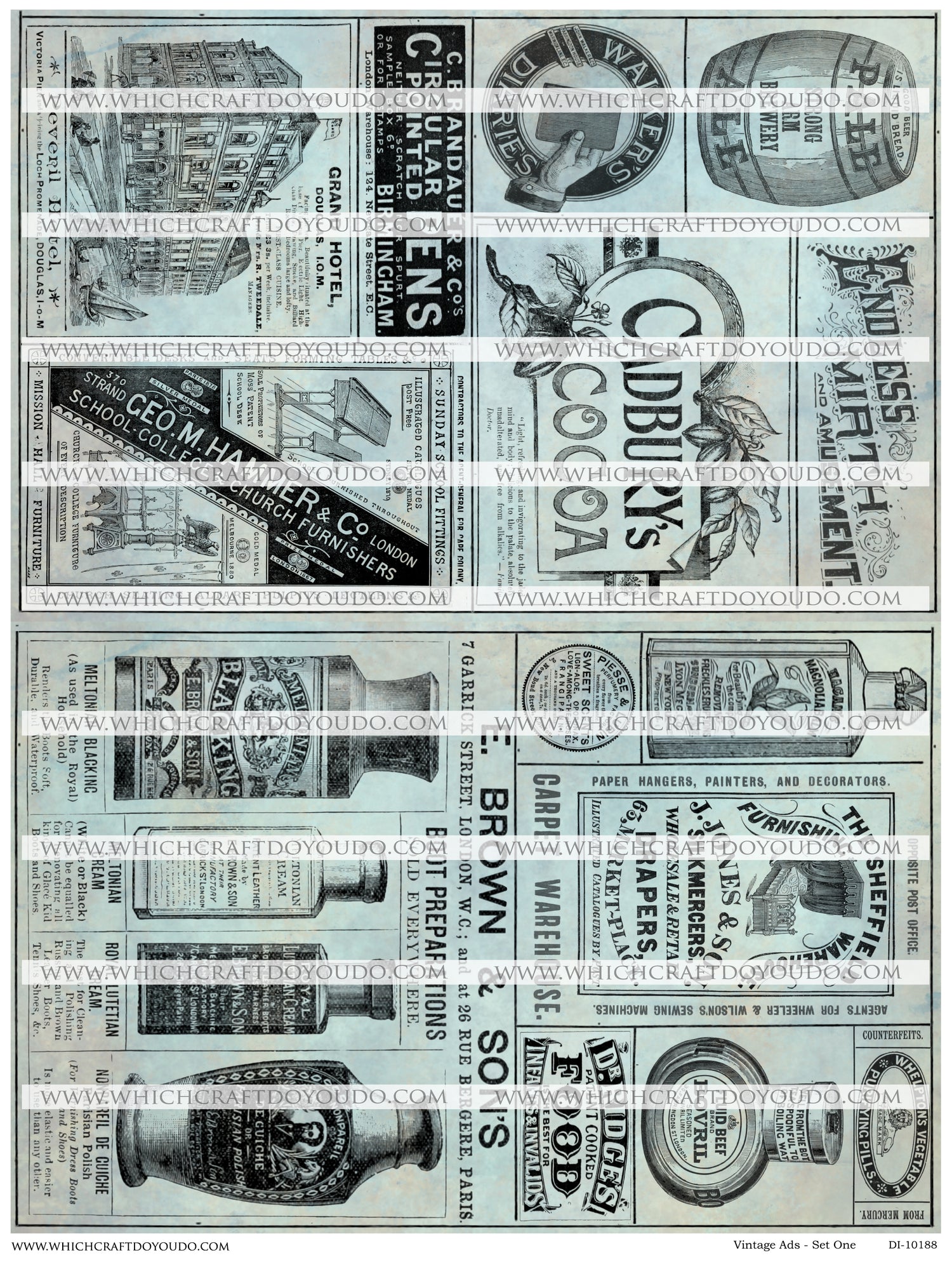Vintage Ads - Set One - DI-10188 - Digital Download