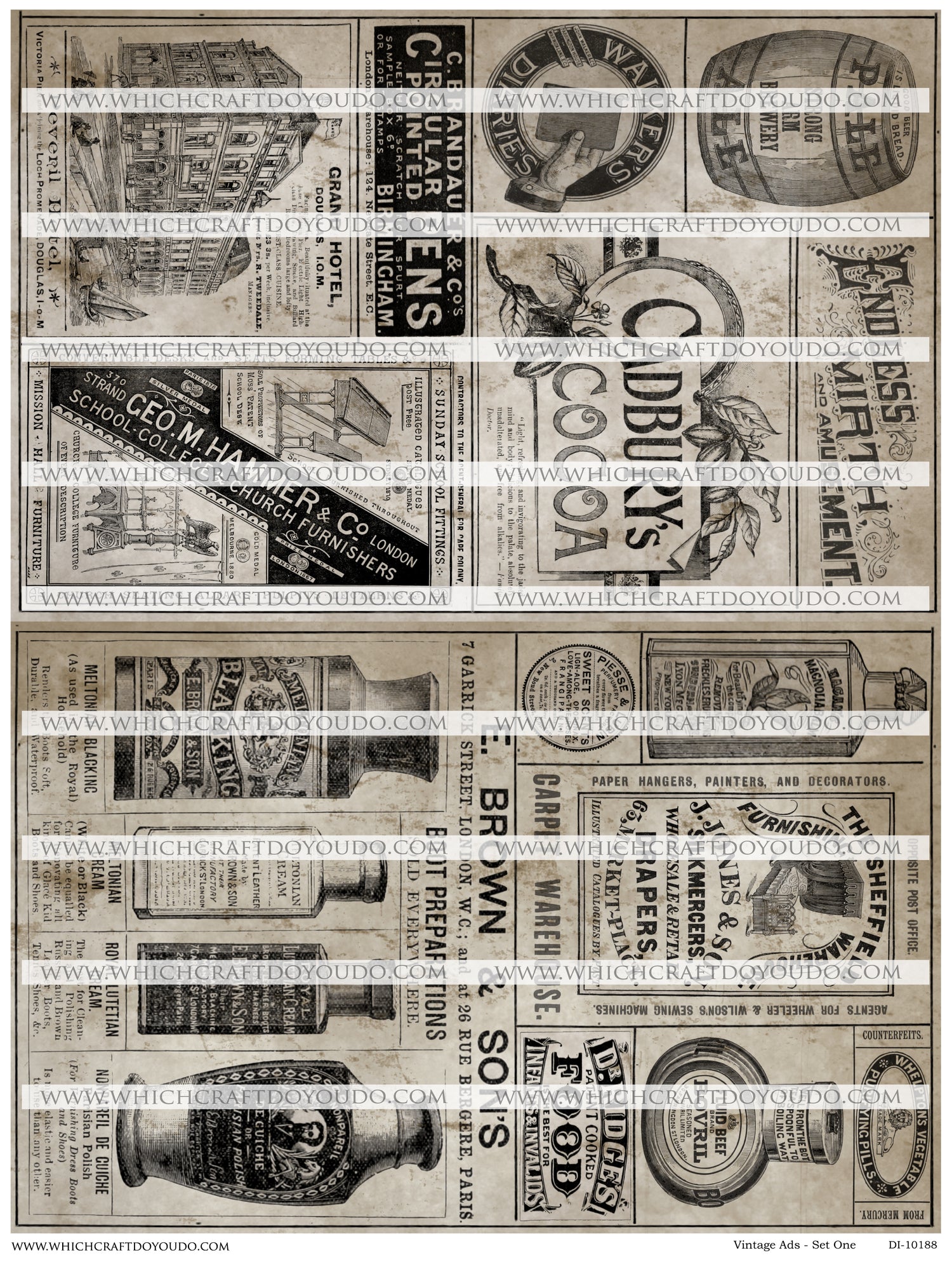 Vintage Ads - Set One - DI-10188 - Digital Download