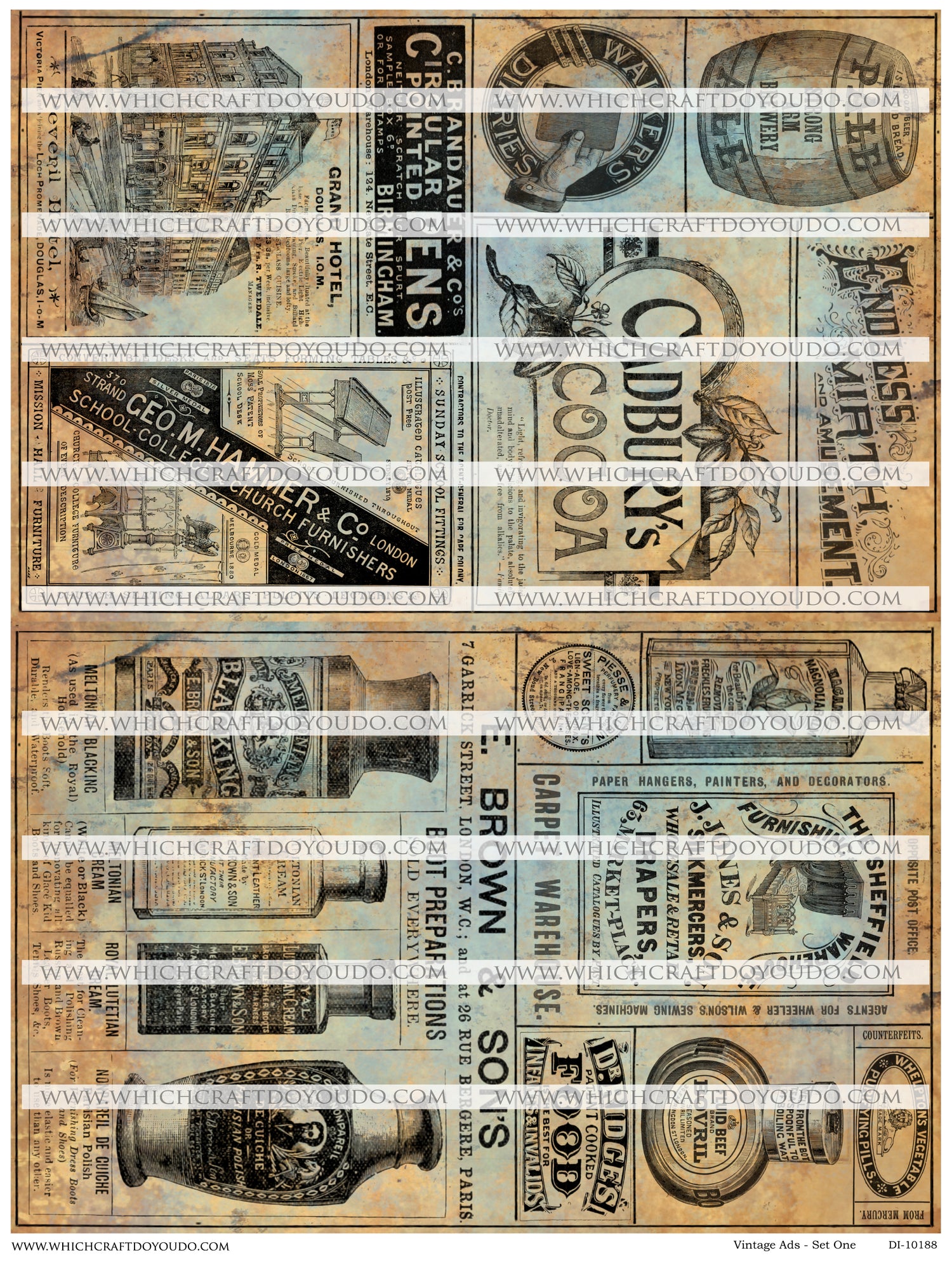 Vintage Ads - Set One - DI-10188 - Digital Download