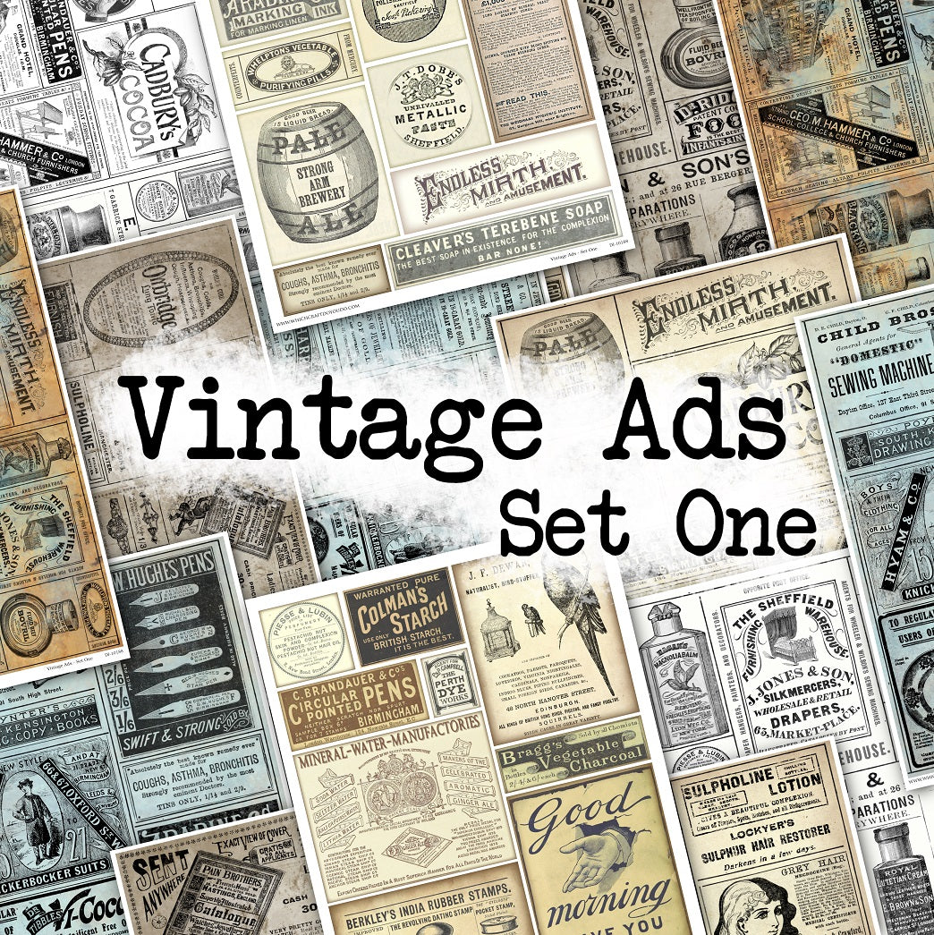 Vintage Ads - Set One - DI-10188 - Digital Download