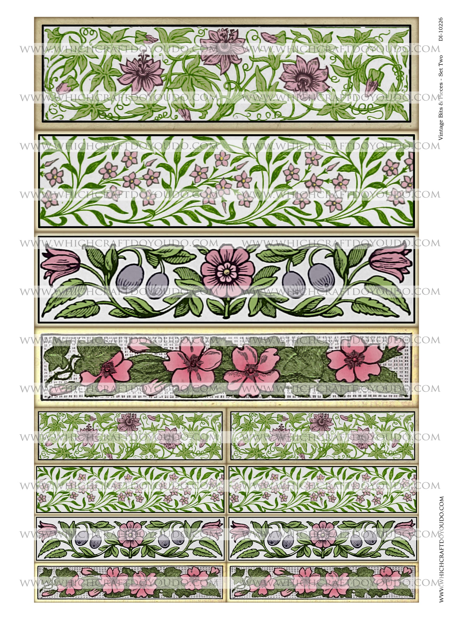 Vintage Bits & Pieces - Set Two - DI-10226 - Digital Download