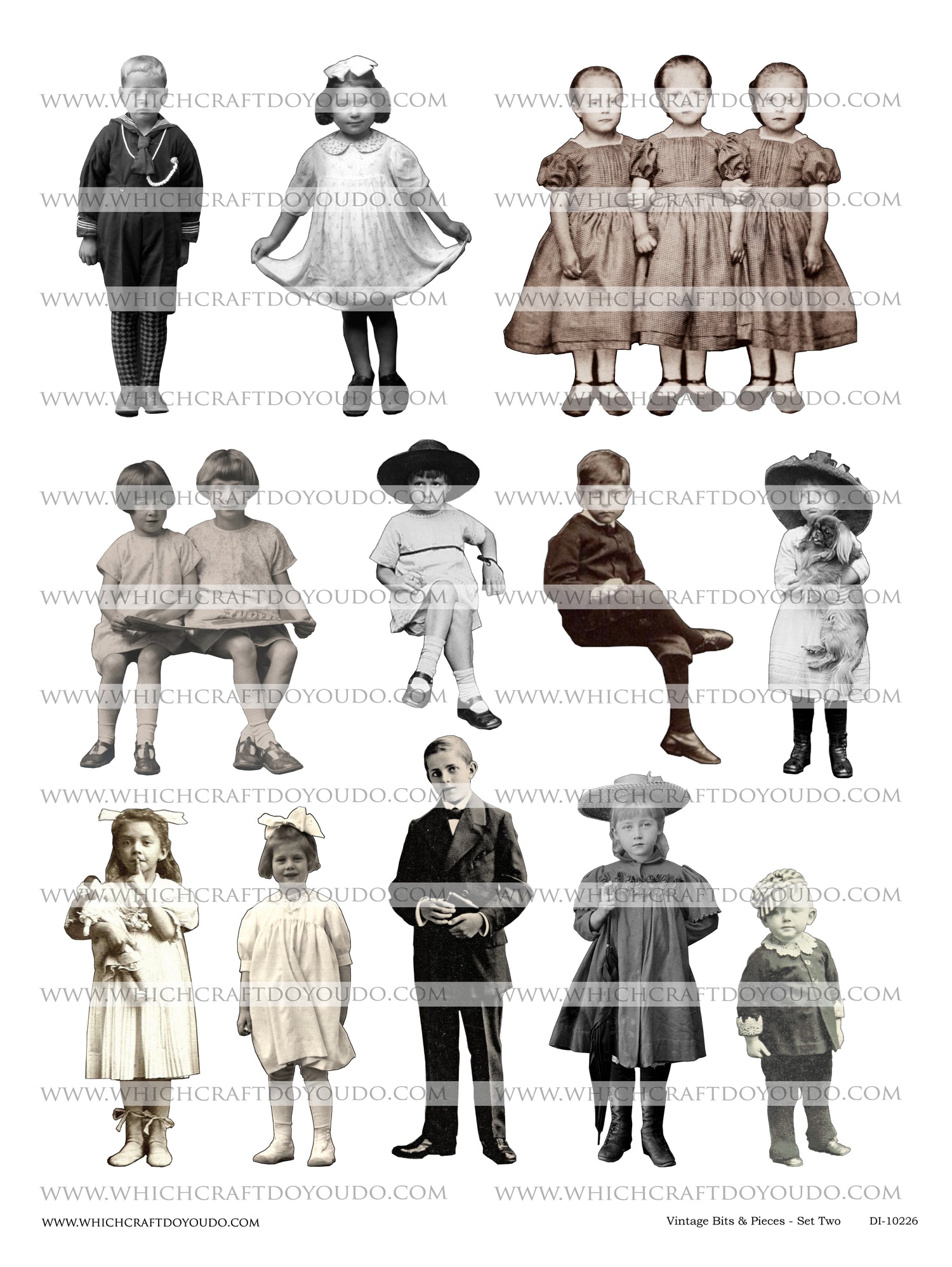 Vintage Bits & Pieces - Set Two - DI-10226 - Digital Download