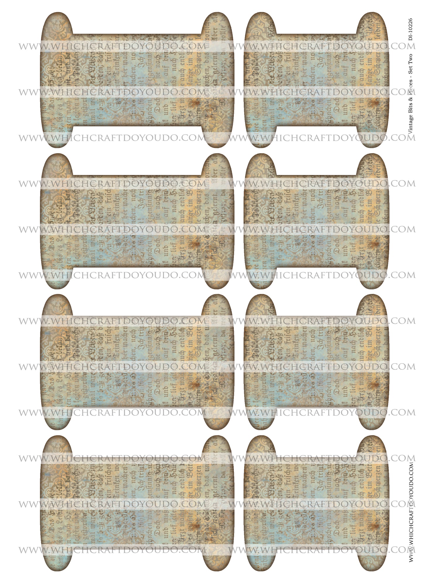 Vintage Bits & Pieces - Set Two - DI-10226 - Digital Download