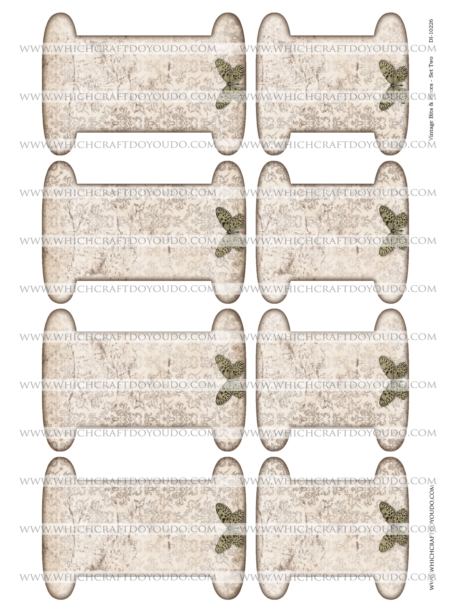 Vintage Bits & Pieces - Set Two - DI-10226 - Digital Download