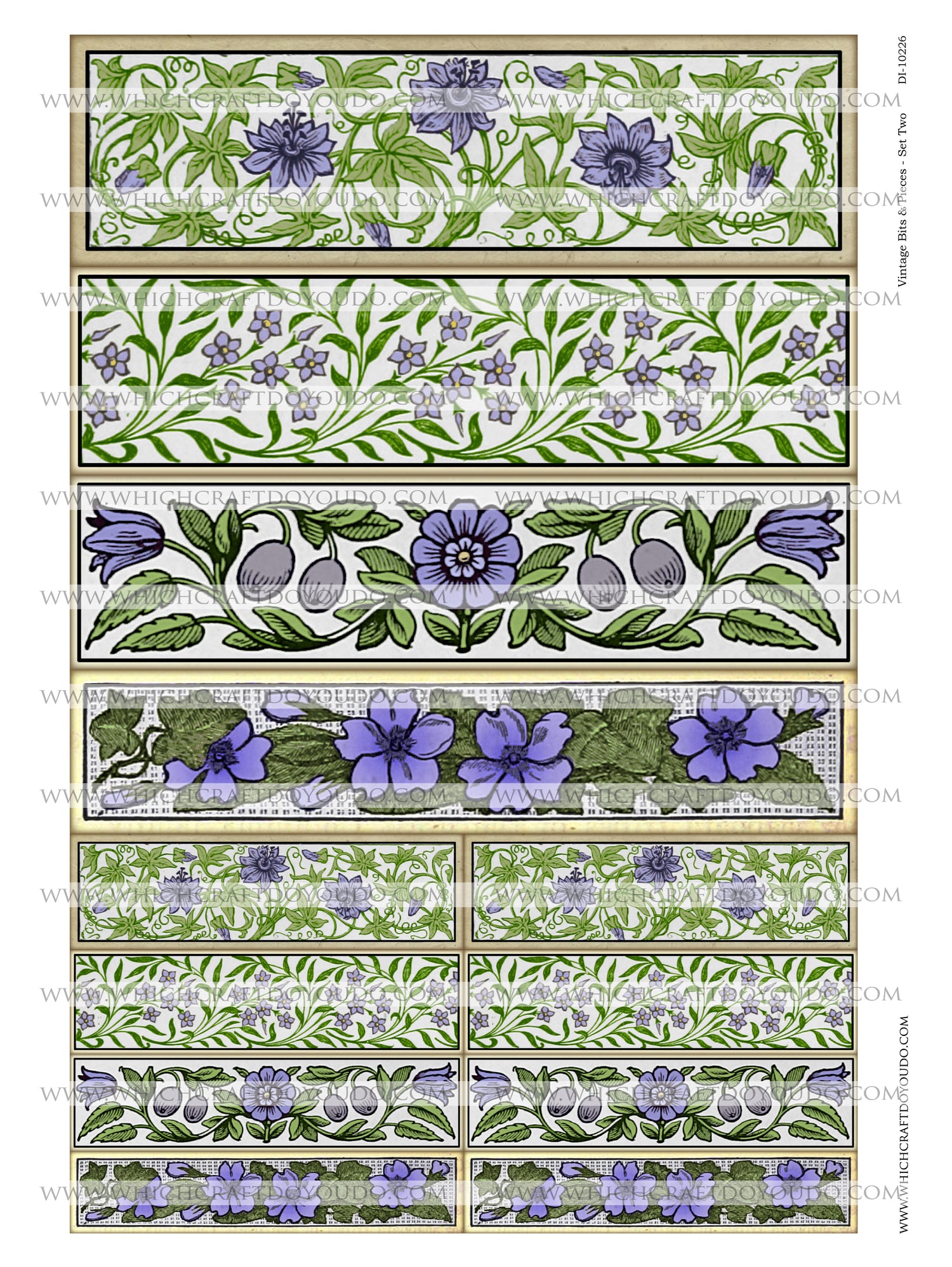 Vintage Bits & Pieces - Set Two - DI-10226 - Digital Download