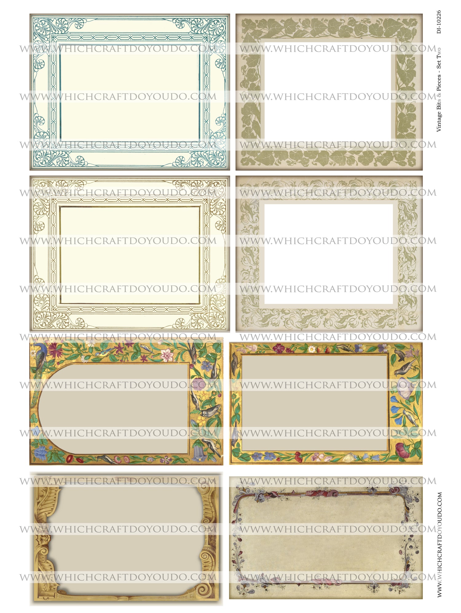 Vintage Bits & Pieces - Set Two - DI-10226 - Digital Download