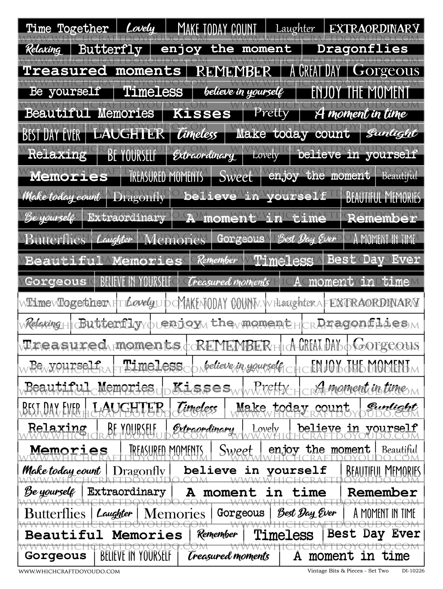 Vintage Bits & Pieces - Set Two - DI-10226 - Digital Download