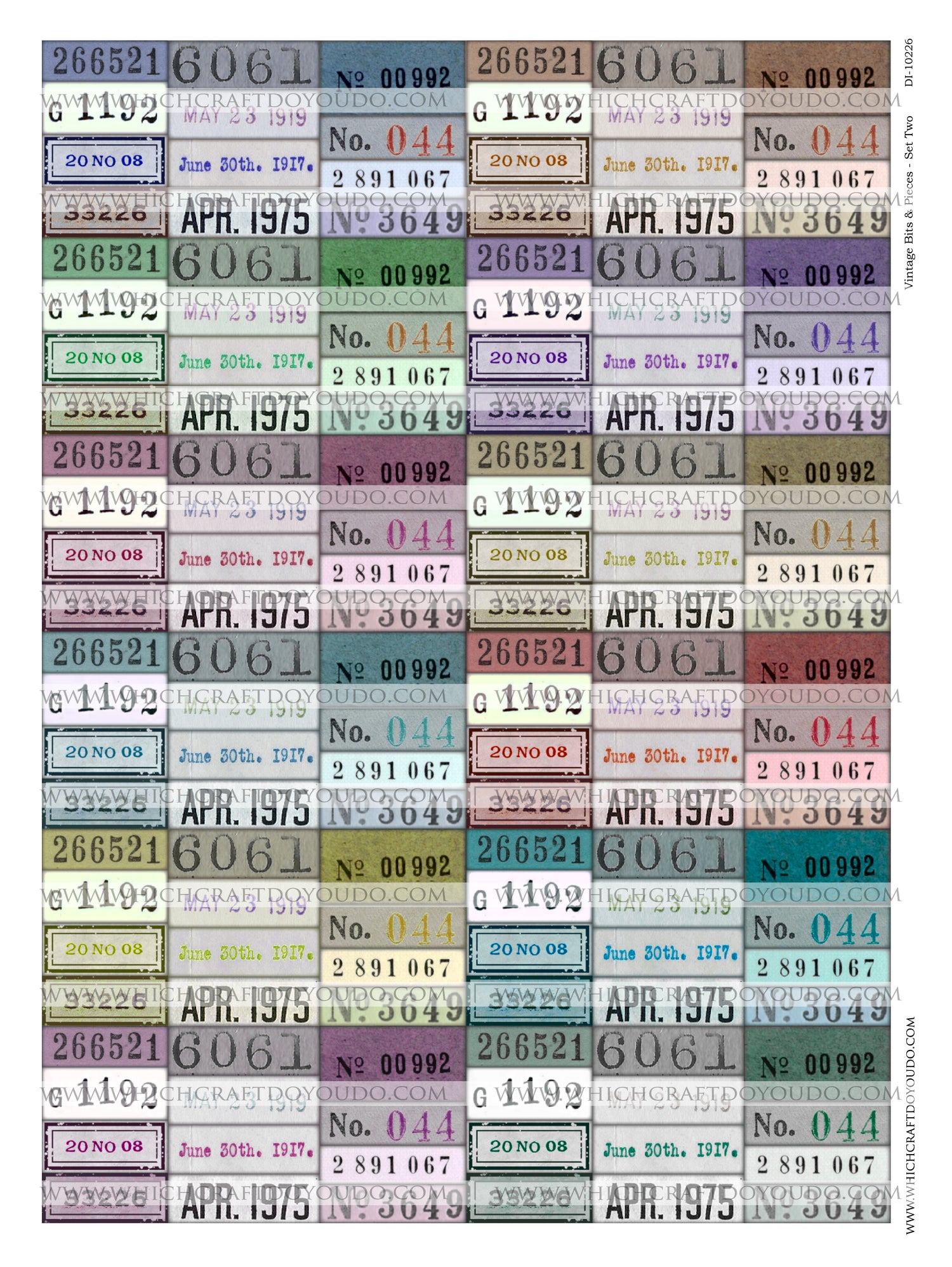 Vintage Bits & Pieces - Set Two - DI-10226 - Digital Download