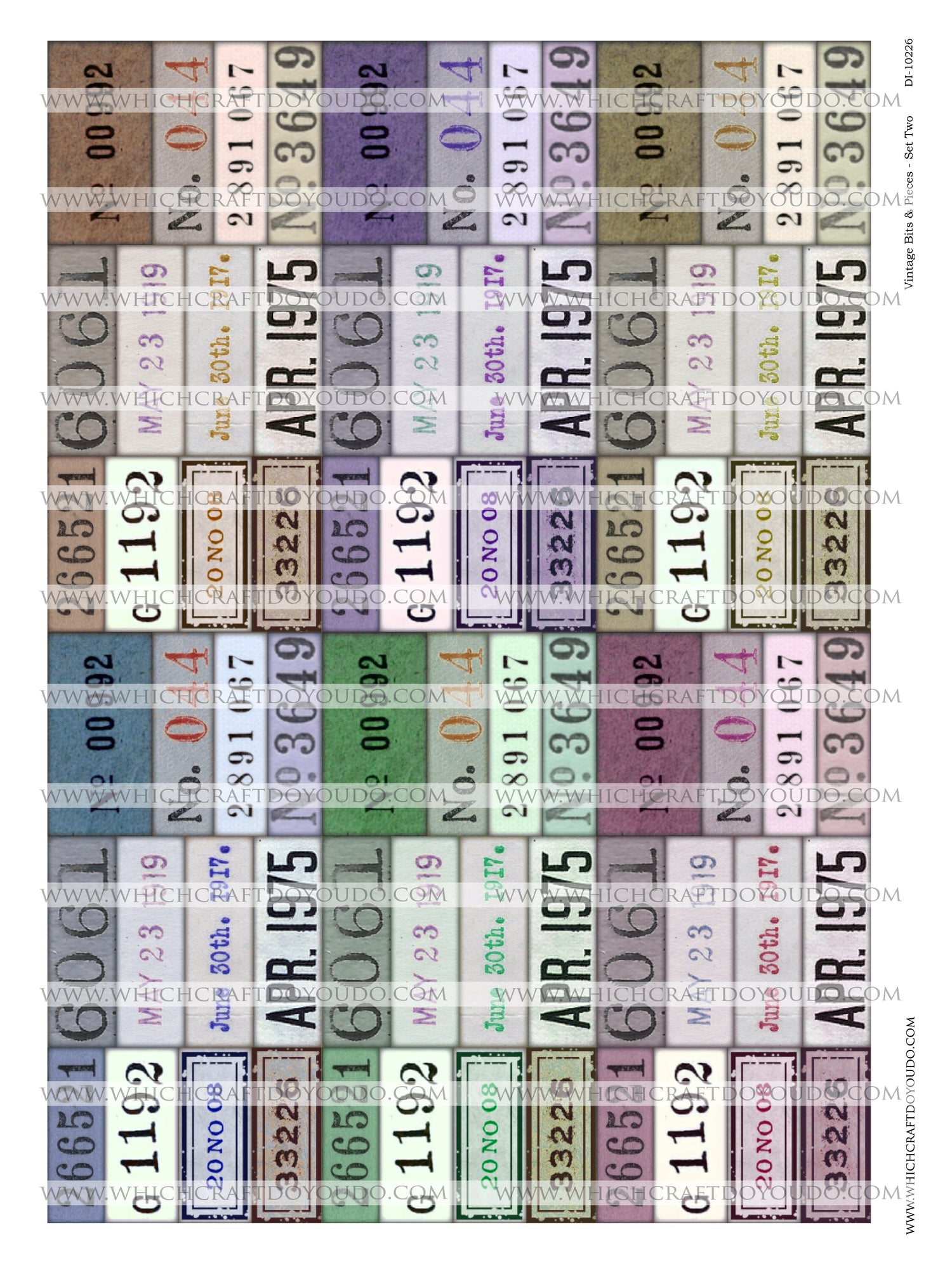 Vintage Bits & Pieces - Set Two - DI-10226 - Digital Download