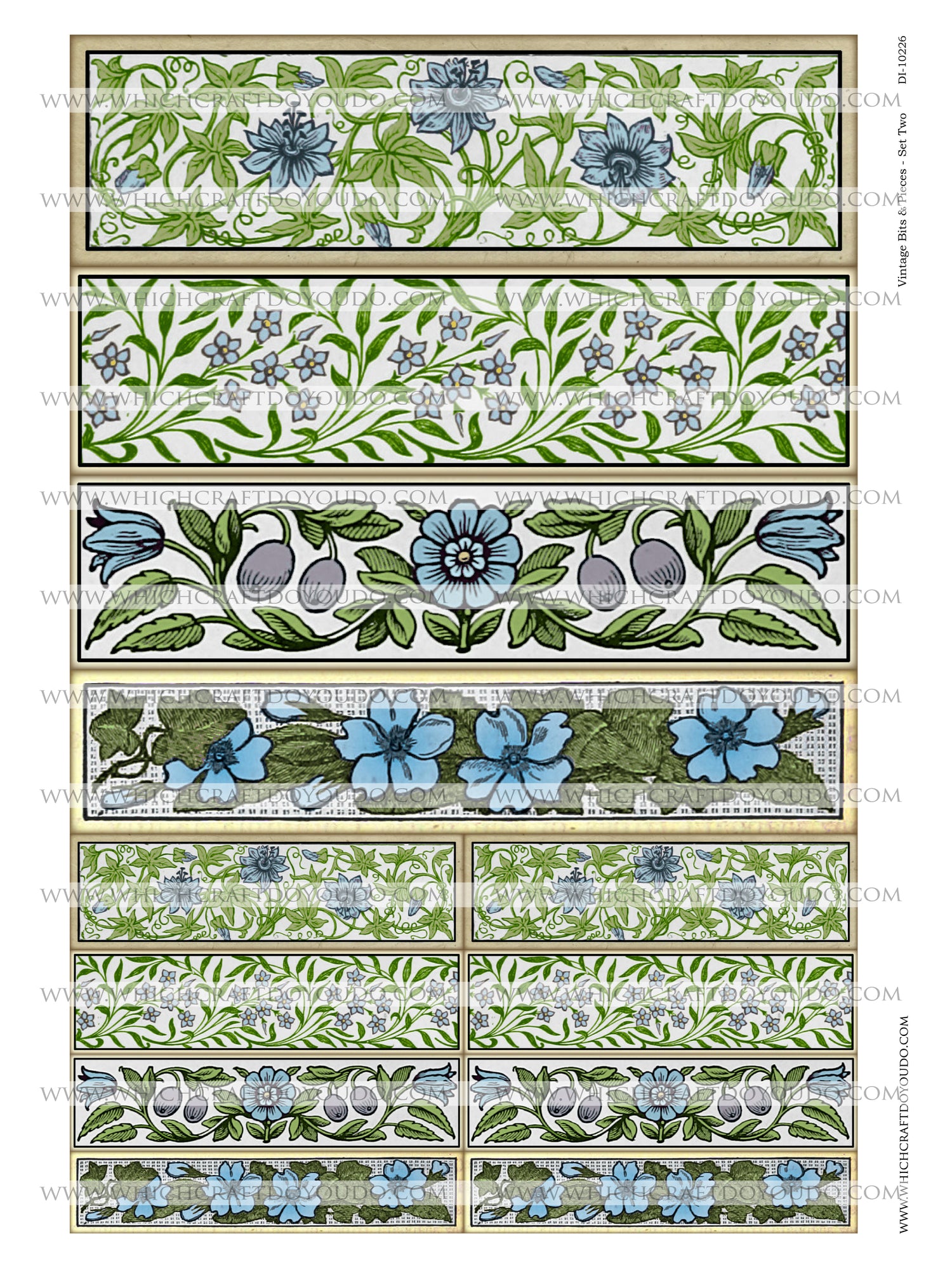 Vintage Bits & Pieces - Set Two - DI-10226 - Digital Download