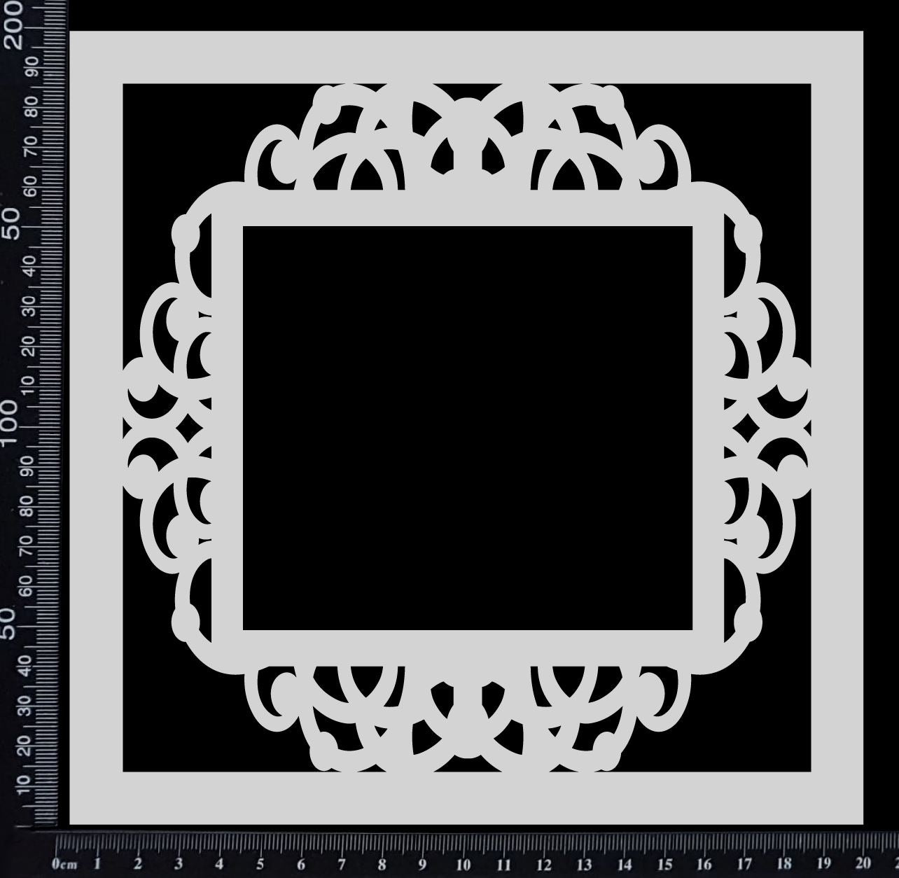 Vintage Frame - Stencil - 200mm x 200mm