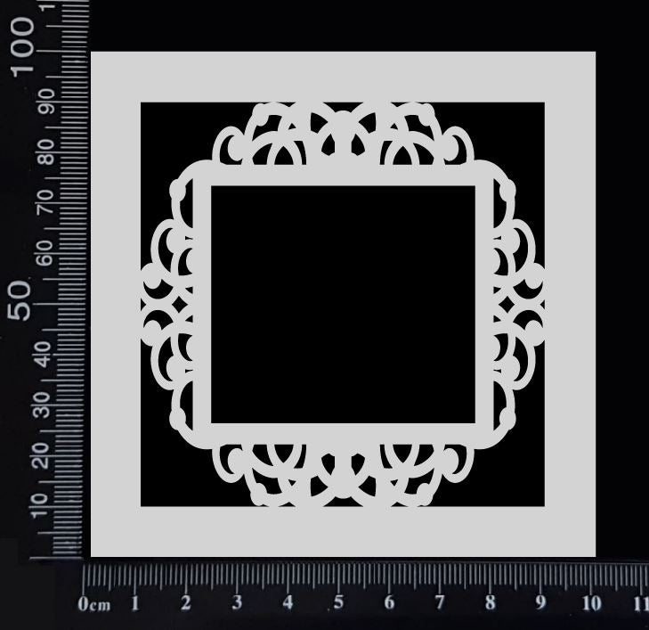 Vintage Frame - Stencil - 100mm x 100mm