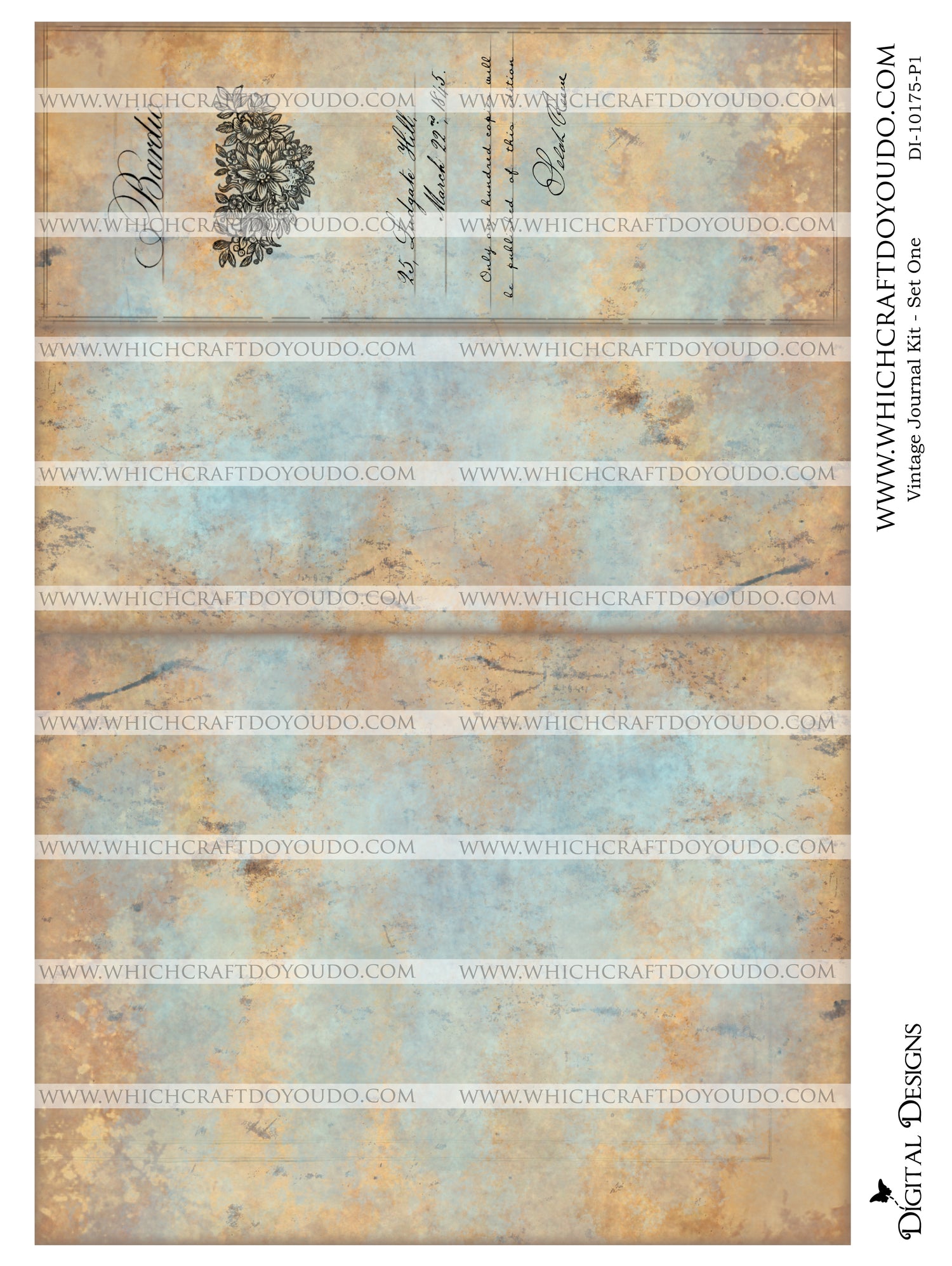 Vintage Journal Kit - Set One - DI-10175 - Digital Download