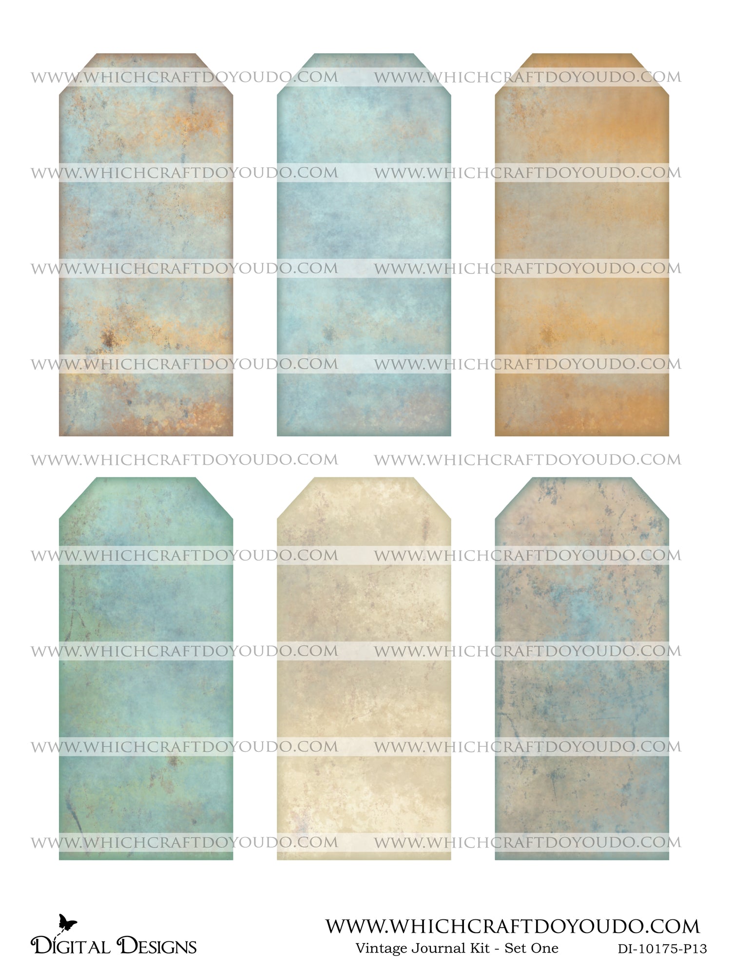 Vintage Journal Kit - Set One - DI-10175 - Digital Download