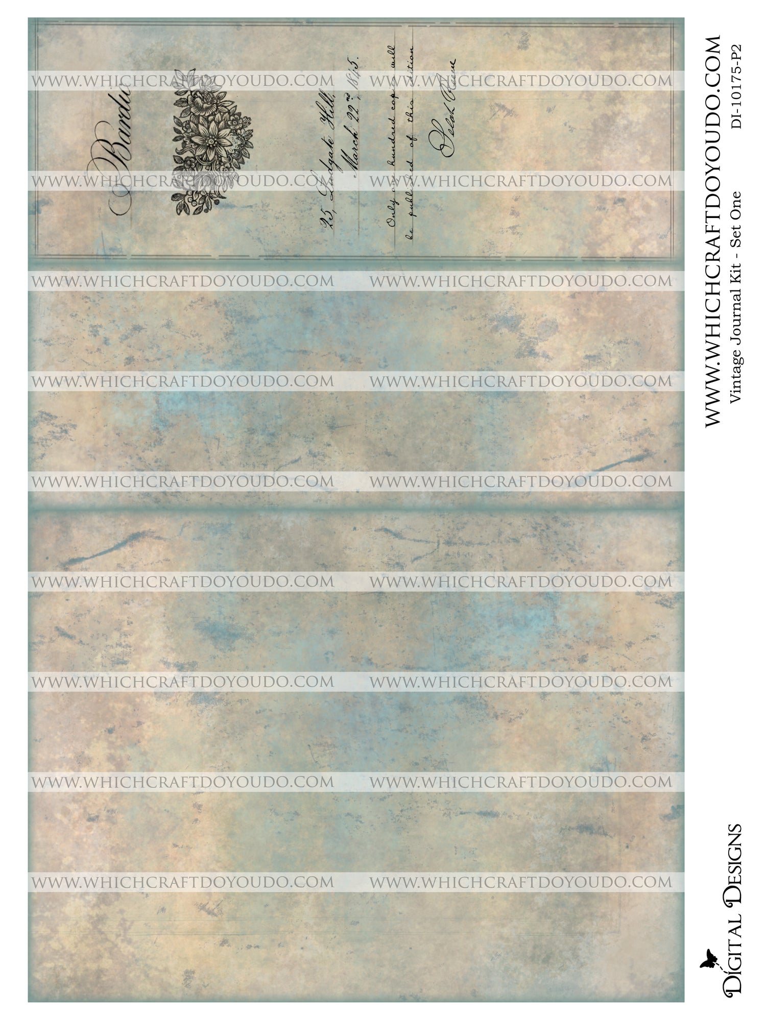 Vintage Journal Kit - Set One - DI-10175 - Digital Download