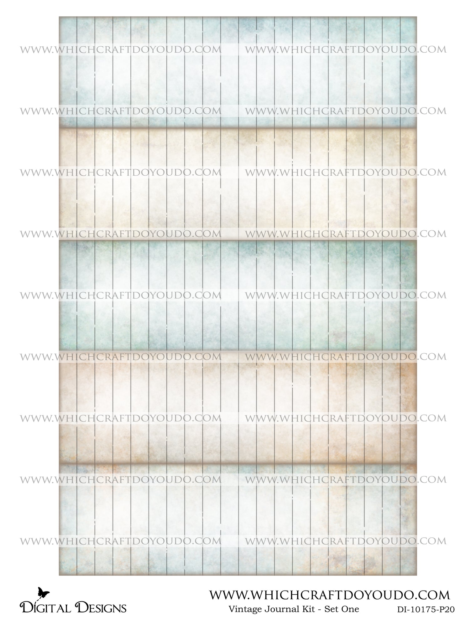 Vintage Journal Kit - Set One - DI-10175 - Digital Download