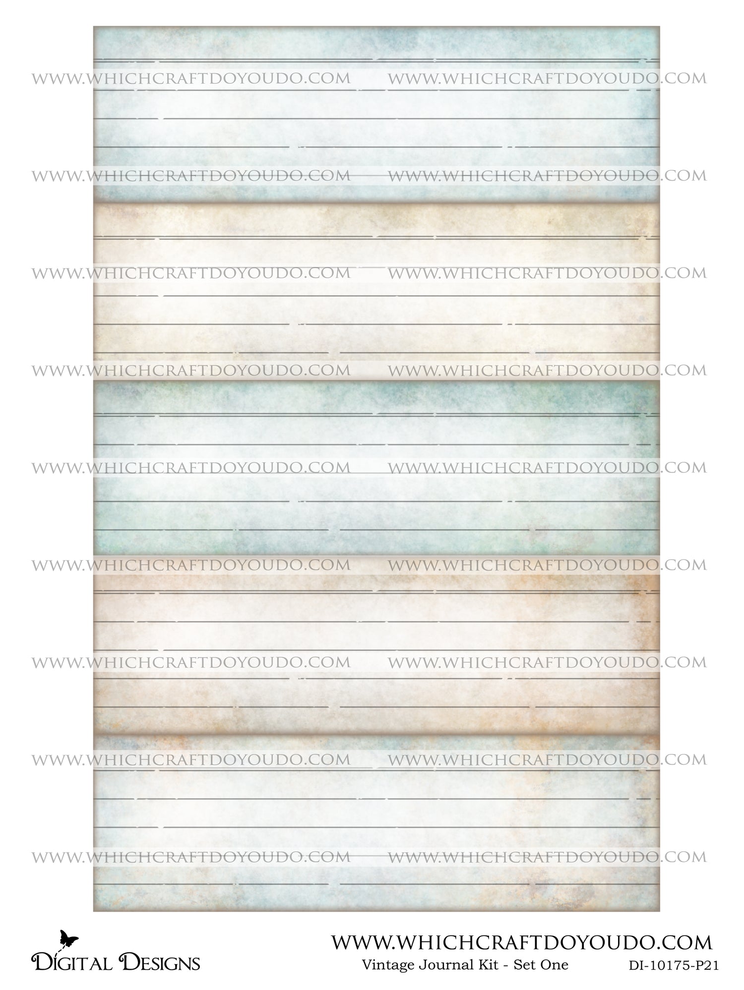 Vintage Journal Kit - Set One - DI-10175 - Digital Download