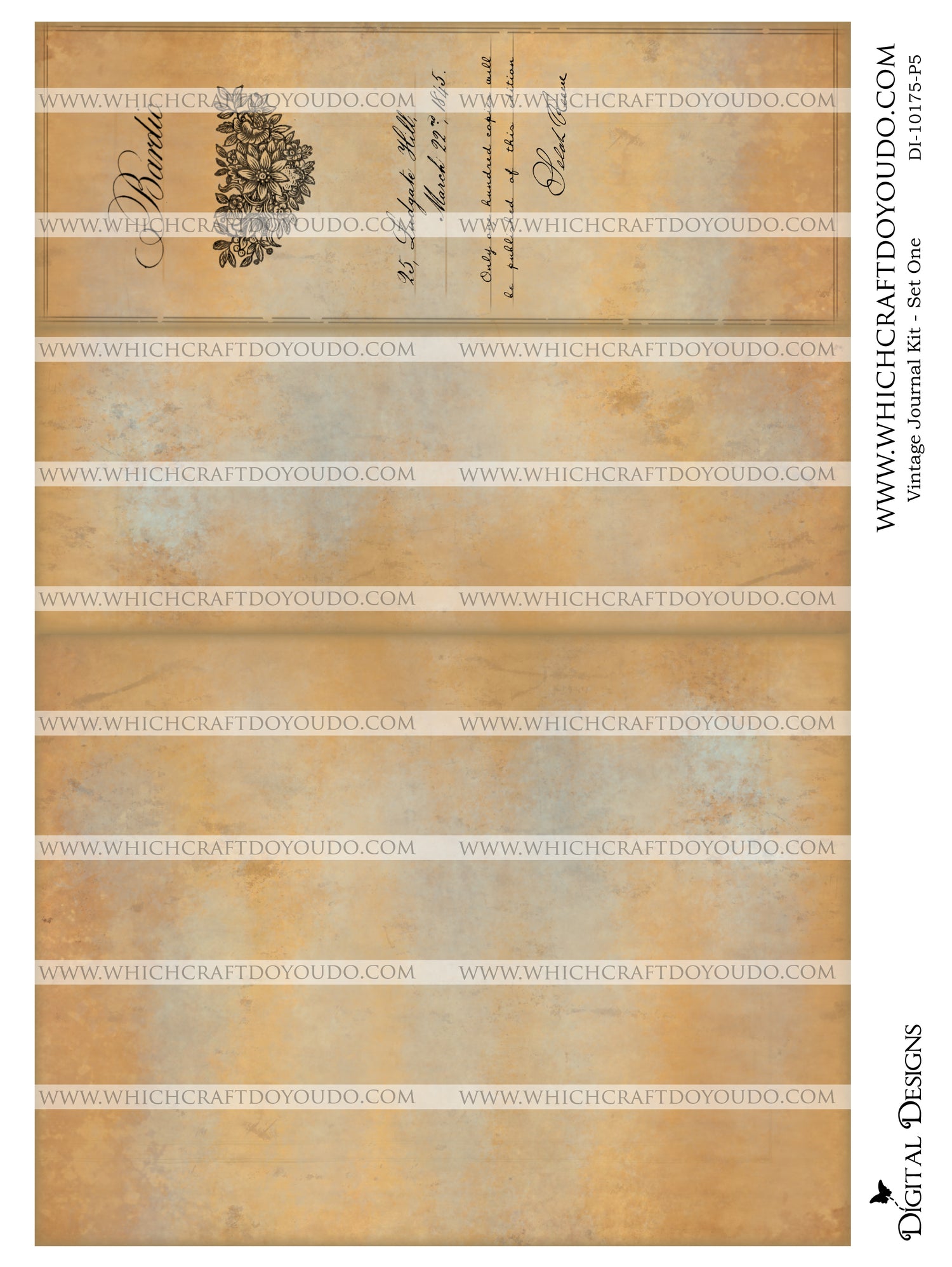 Vintage Journal Kit - Set One - DI-10175 - Digital Download