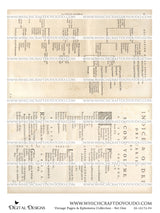Vintage Pages & Ephemera Collection - Set One - DI-10172 - Digital Download