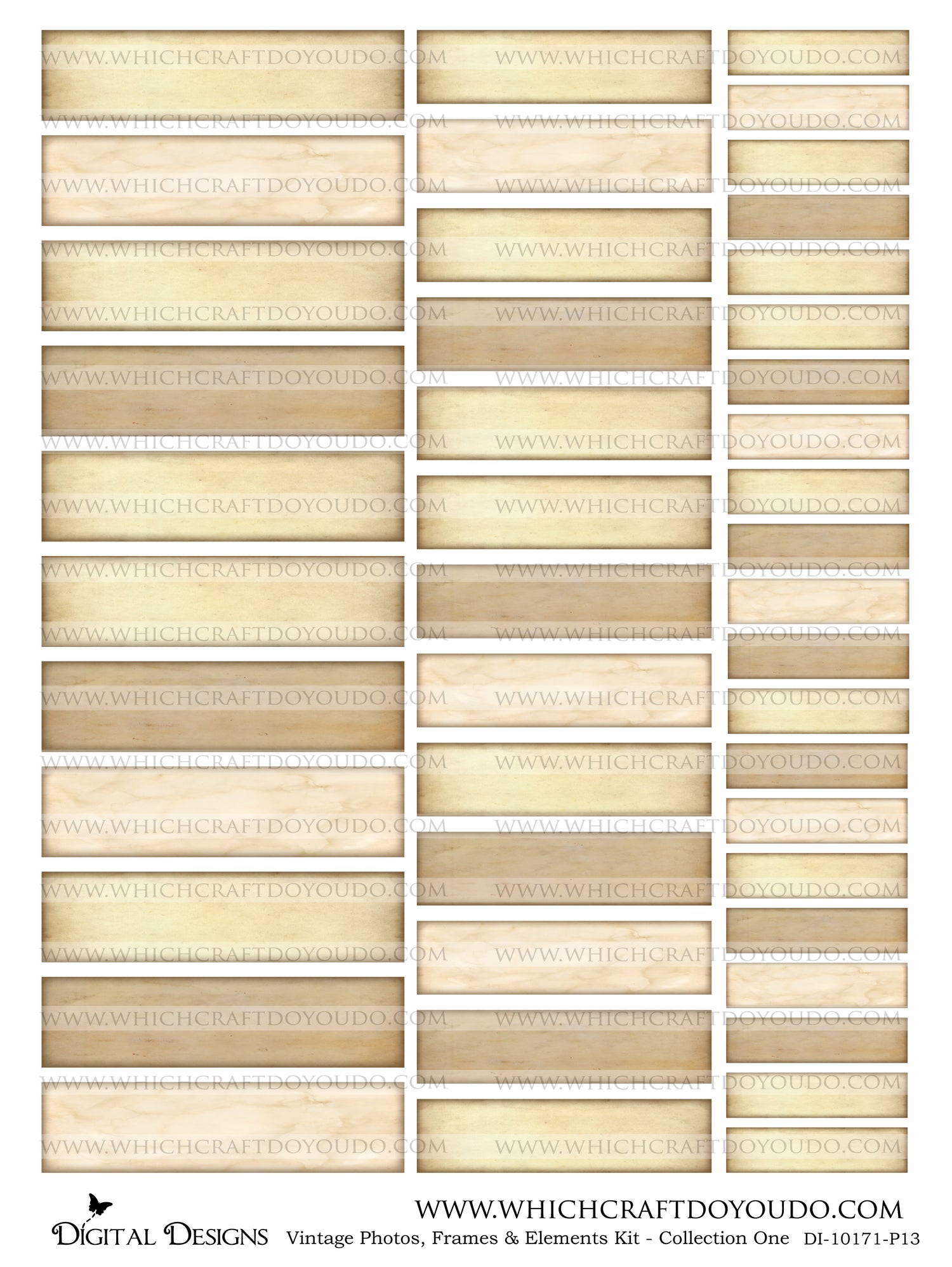 Vintage Photos, Frames & Elements Kit - Collection One - DI-10171 - Digital Download