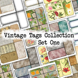 Vintage Tags Collection - Set One - DI-10190 - Digital Download