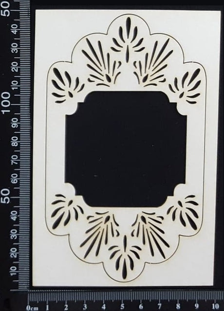 Vintage Doily Frame - White Chipboard