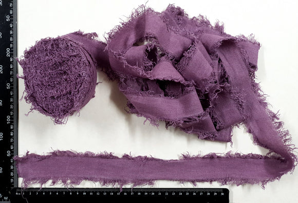 Cotton Cake Ribbon - Violet - 1 Meter