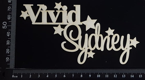 Vivid Sydney - A - White Chipboard