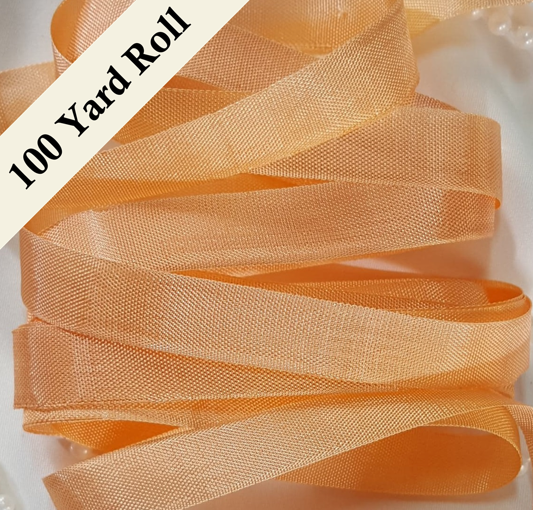 Seam Binding - WC - Tangerine - 100 YARD ROLL