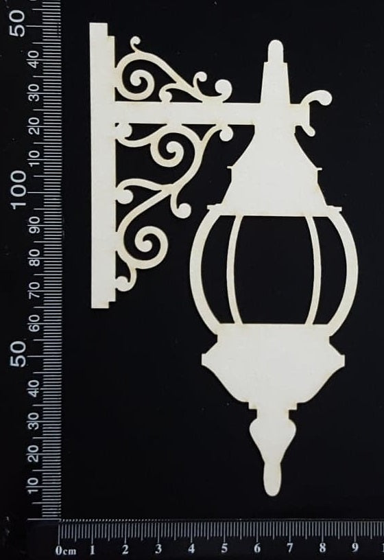 Wall Lamp - A - Large - White Chipboard