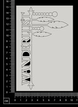 Wanderlust - B - White Chipboard