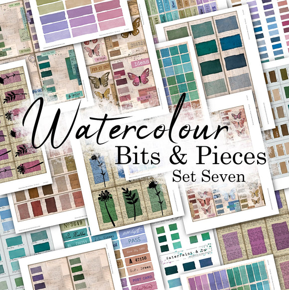 Watercolour Bits & Pieces - Set Seven - DI-10209 - Digital Download