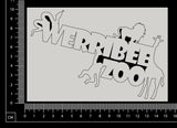 Werribee Zoo - White Chipboard