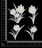 Wild Flowers - White Chipboard