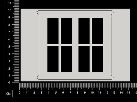 Window - AA - Large - White Chipboard