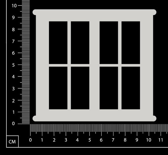 Window - AA - Large - White Chipboard