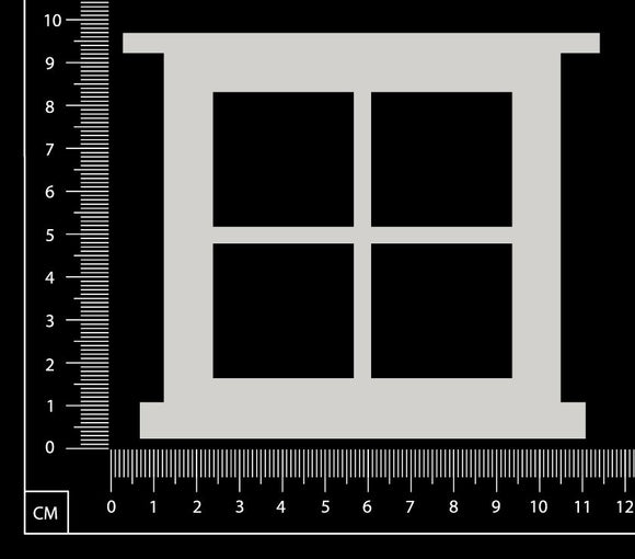 Window - BA - Large - White Chipboard