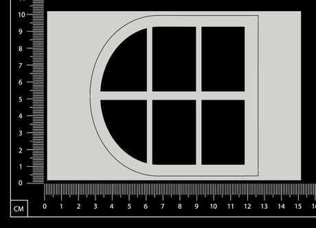 Window - DA - Large - White Chipboard