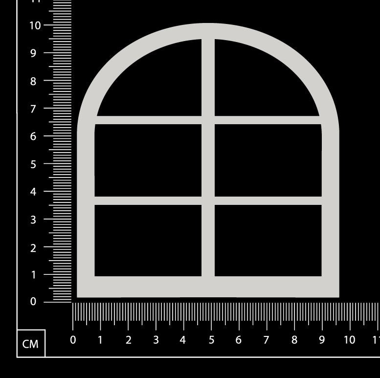 Window - DA - Large - White Chipboard