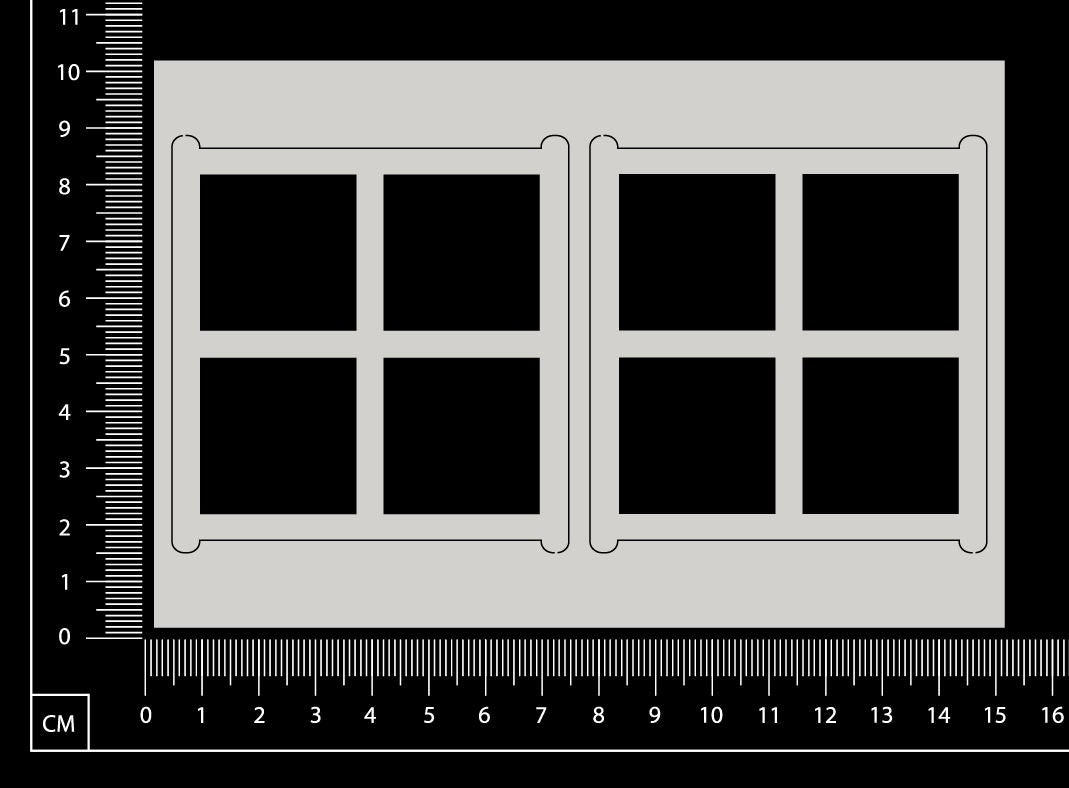 Windows - CB - Small - White Chipboard