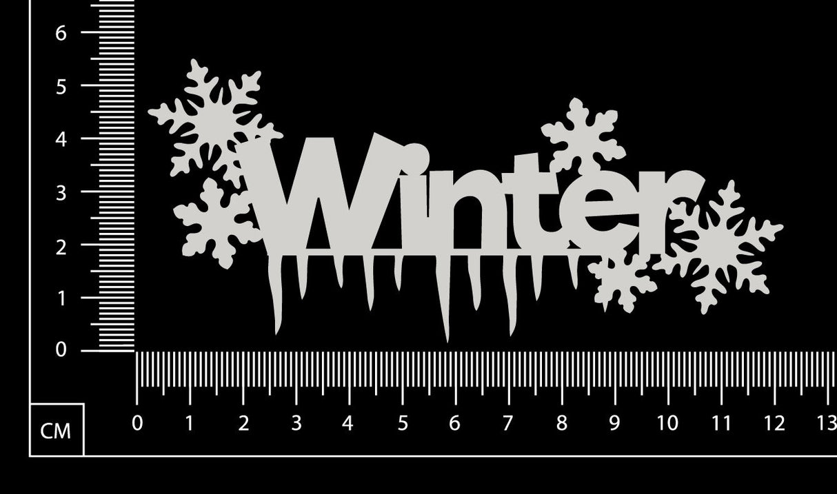 Winter - White Chipboard