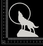 Wolf - B - White Chipboard