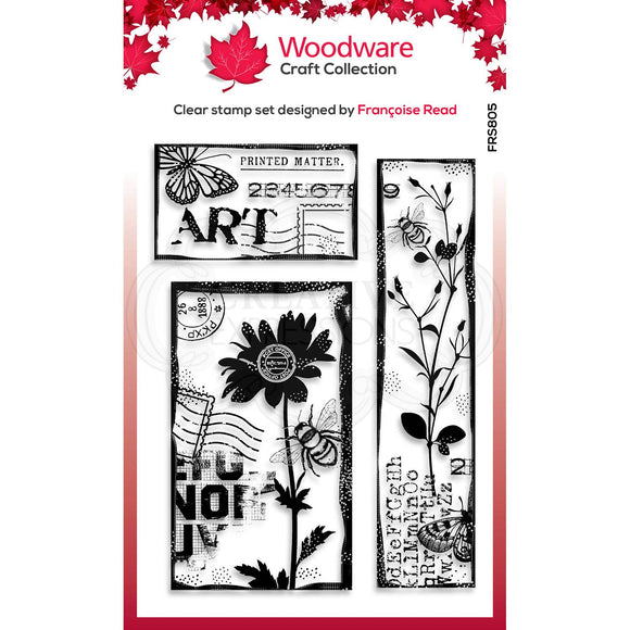 Woodware Vintage Toppers Clear Stamp