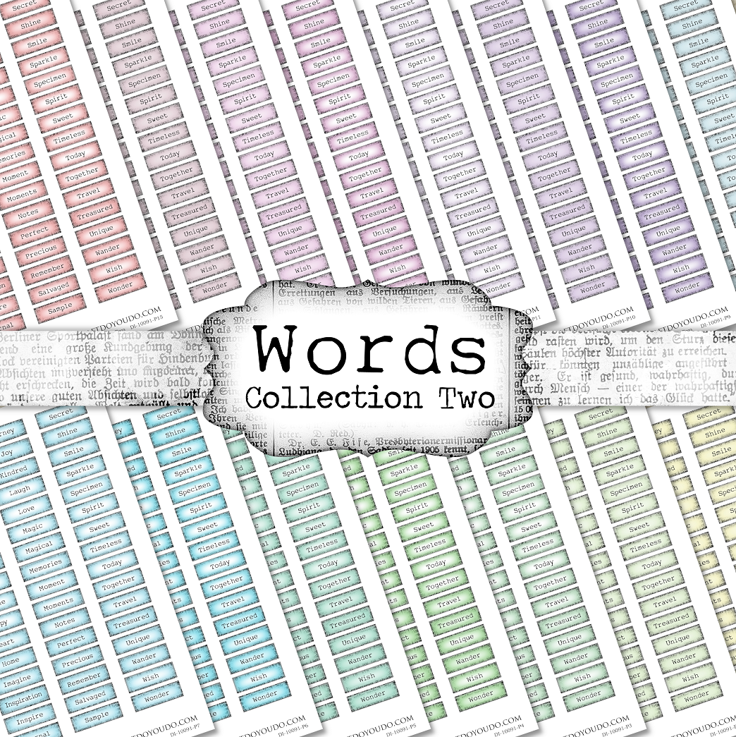 Words - Collection Two - DI-10091 - Digital Download