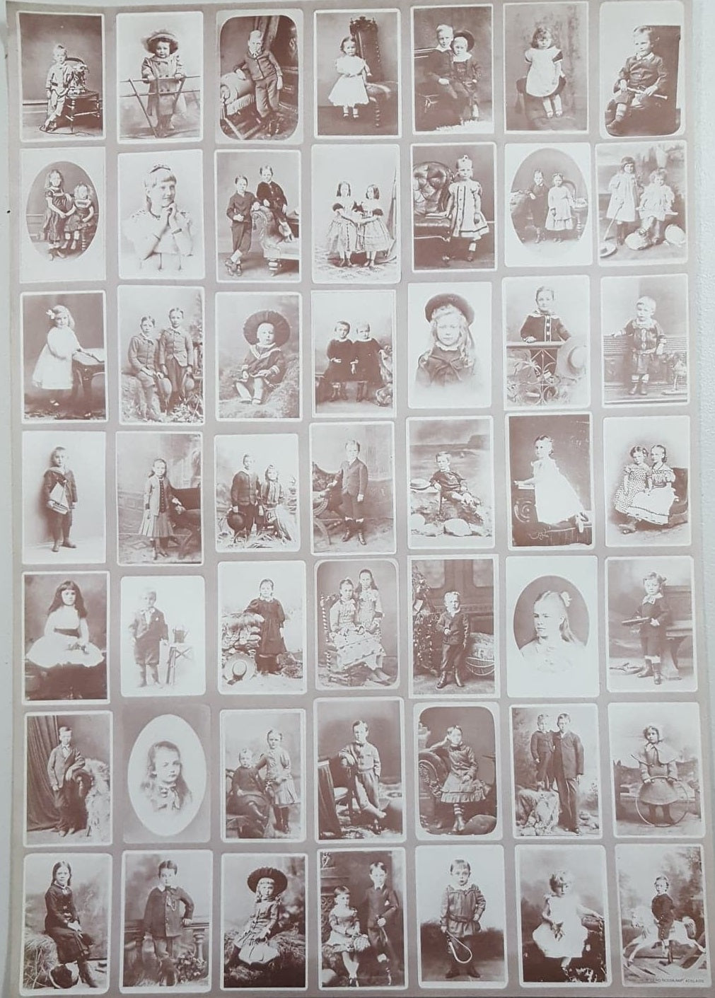 Vintage Wrapping Paper - Children Images