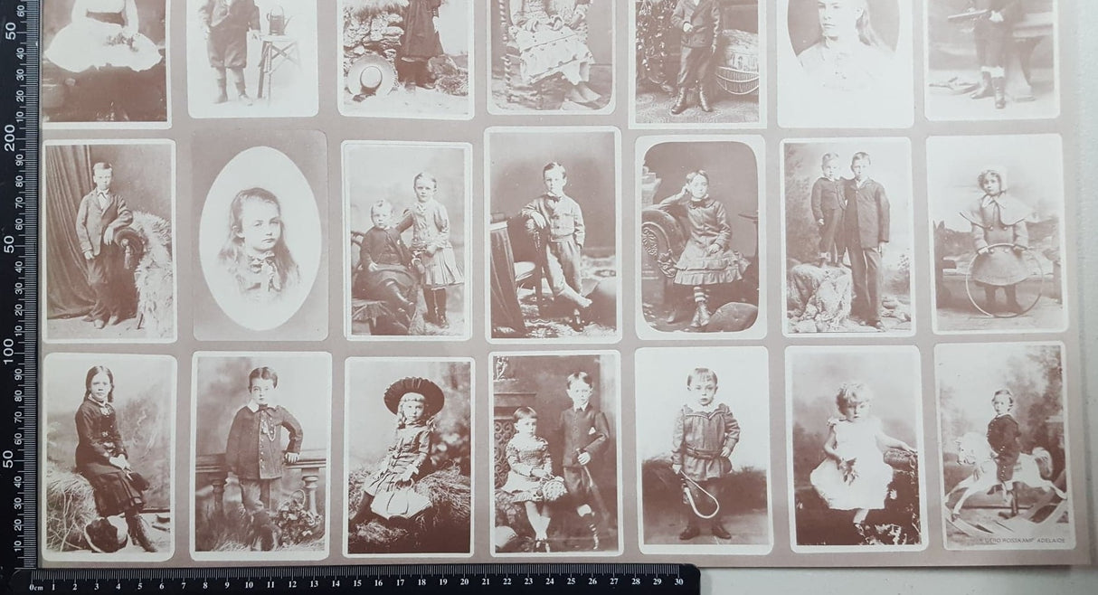 Vintage Wrapping Paper - Children Images